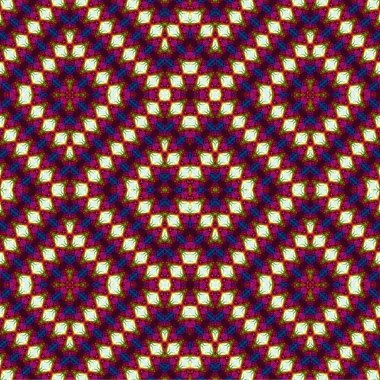 Kusursuz kaleydoskop deseni. Soyut etnik köken. Kusursuz bir doku. Yaratıcı bir geçmiş. Çizimler