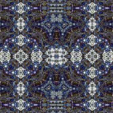 Kusursuz kaleydoskop deseni. Soyut etnik köken. Kusursuz bir doku. Yaratıcı bir geçmiş. Çizimler