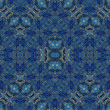 Kusursuz kaleydoskop deseni. Soyut etnik köken. Kusursuz bir doku. Yaratıcı bir geçmiş. Çizimler