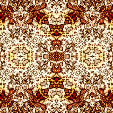 Kusursuz kaleydoskop deseni. Soyut etnik köken. Kusursuz bir doku. Yaratıcı bir geçmiş. Çizimler