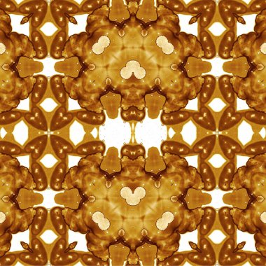 Kusursuz kaleydoskop deseni. Soyut etnik köken. Kusursuz bir doku. Yaratıcı bir geçmiş. Çizimler