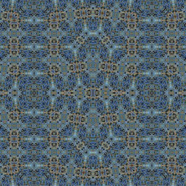 Kusursuz kaleydoskop deseni. Soyut etnik köken. Kusursuz bir doku. Yaratıcı bir geçmiş. Çizimler