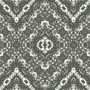 Kusursuz kaleydoskop deseni. Soyut etnik köken. Kusursuz bir doku. Yaratıcı bir geçmiş. Çizimler