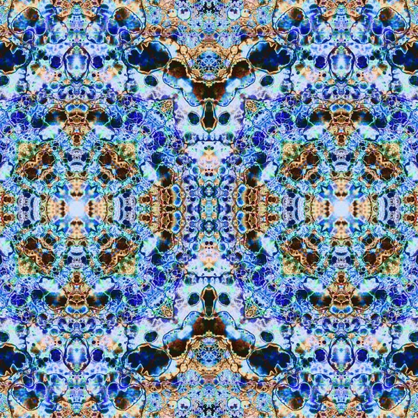 Kusursuz kaleydoskop deseni. Soyut etnik köken. Kusursuz bir doku. Yaratıcı bir geçmiş. Çizimler