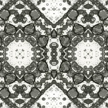 Kusursuz kaleydoskop deseni. Soyut etnik köken. Kusursuz bir doku. Yaratıcı bir geçmiş. Çizimler