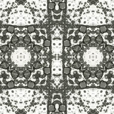 Kusursuz kaleydoskop deseni. Soyut etnik köken. Kusursuz bir doku. Yaratıcı bir geçmiş. Çizimler