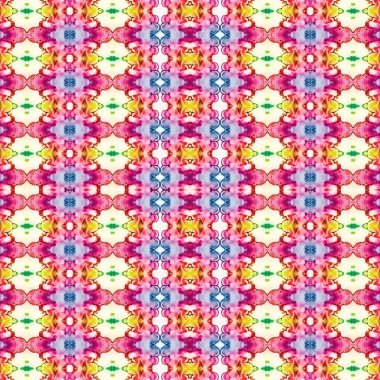 Kusursuz kaleydoskop deseni. Soyut etnik köken. Kusursuz bir doku. Yaratıcı bir geçmiş. Çizimler