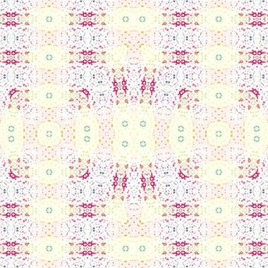 Kusursuz kaleydoskop deseni. Soyut etnik köken. Kusursuz bir doku. Yaratıcı bir geçmiş. Çizimler