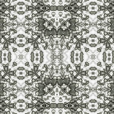 Kusursuz kaleydoskop deseni. Soyut etnik köken. Kusursuz bir doku. Yaratıcı bir geçmiş. Çizimler