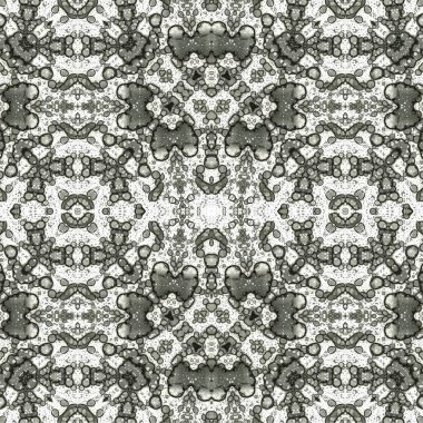 Kusursuz kaleydoskop deseni. Soyut etnik köken. Kusursuz bir doku. Yaratıcı bir geçmiş. Çizimler