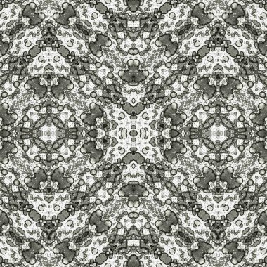 Kusursuz kaleydoskop deseni. Soyut etnik köken. Kusursuz bir doku. Yaratıcı bir geçmiş. Çizimler