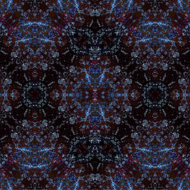 Kusursuz kaleydoskop deseni. Soyut etnik köken. Kusursuz bir doku. Yaratıcı bir geçmiş. Çizimler