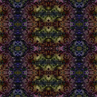 Kusursuz kaleydoskop deseni. Soyut etnik köken. Kusursuz bir doku. Yaratıcı bir geçmiş. Çizimler