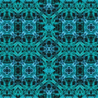 Kusursuz kaleydoskop deseni. Soyut etnik köken. Kusursuz bir doku. Yaratıcı bir geçmiş. Çizimler