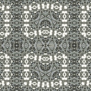 Kusursuz kaleydoskop deseni. Soyut etnik köken. Kusursuz bir doku. Yaratıcı bir geçmiş. Çizimler