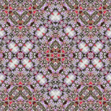 Kusursuz kaleydoskop deseni. Soyut etnik köken. Kusursuz bir doku. Yaratıcı bir geçmiş. Çizimler