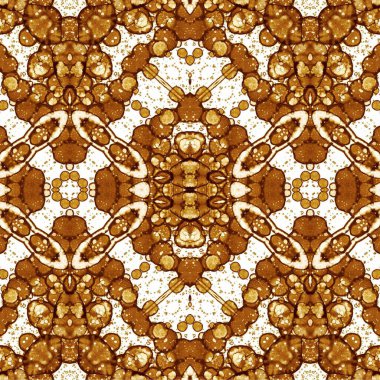 Kusursuz kaleydoskop deseni. Soyut etnik köken. Kusursuz bir doku. Yaratıcı bir geçmiş. Çizimler