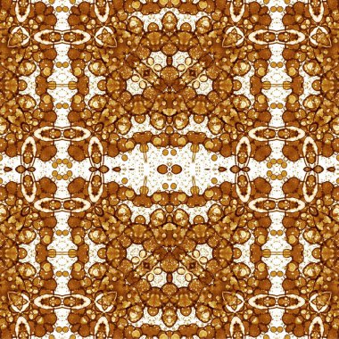 Kusursuz kaleydoskop deseni. Soyut etnik köken. Kusursuz bir doku. Yaratıcı bir geçmiş. Çizimler