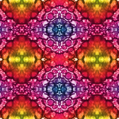 Kusursuz kaleydoskop deseni. Soyut etnik köken. Kusursuz bir doku. Yaratıcı bir geçmiş. Çizimler