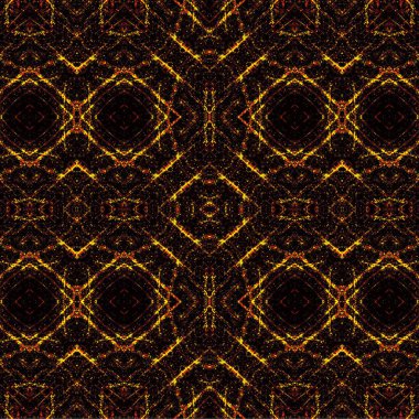 Kusursuz kaleydoskop deseni. Soyut etnik köken. Kusursuz bir doku. Yaratıcı bir geçmiş. Çizimler