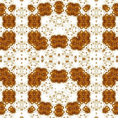 Kusursuz kaleydoskop deseni. Soyut etnik köken. Kusursuz bir doku. Yaratıcı bir geçmiş. Çizimler