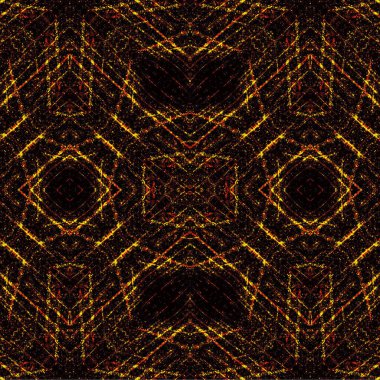 Kusursuz kaleydoskop deseni. Soyut etnik köken. Kusursuz bir doku. Yaratıcı bir geçmiş. Çizimler