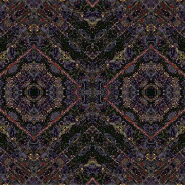 Kusursuz kaleydoskop deseni. Soyut etnik köken. Kusursuz bir doku. Yaratıcı bir geçmiş. Çizimler