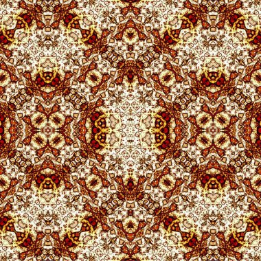 Kusursuz kaleydoskop deseni. Soyut etnik köken. Kusursuz bir doku. Yaratıcı bir geçmiş. Çizimler