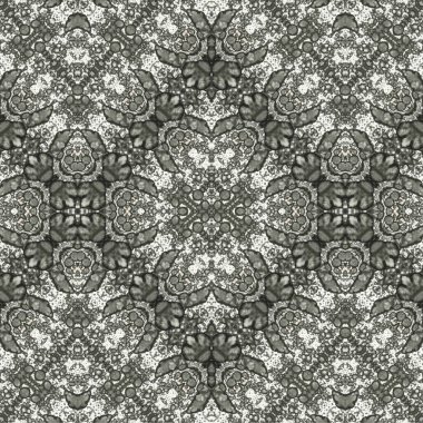 Kusursuz kaleydoskop deseni. Soyut etnik köken. Kusursuz bir doku. Yaratıcı bir geçmiş. Çizimler