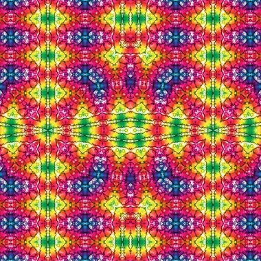 Kusursuz kaleydoskop deseni. Soyut etnik köken. Kusursuz bir doku. Yaratıcı bir geçmiş. Çizimler