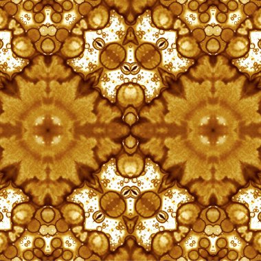 Kusursuz kaleydoskop deseni. Soyut etnik köken. Kusursuz bir doku. Yaratıcı bir geçmiş. Çizimler