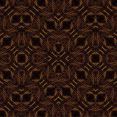 Kusursuz kaleydoskop deseni. Soyut etnik köken. Kusursuz bir doku. Yaratıcı bir geçmiş. Çizimler