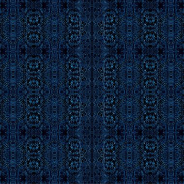 Kusursuz kaleydoskop deseni. Soyut etnik köken. Kusursuz bir doku. Yaratıcı bir geçmiş. Çizimler