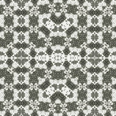 Kusursuz kaleydoskop deseni. Soyut etnik köken. Kusursuz bir doku. Yaratıcı bir geçmiş. Çizimler