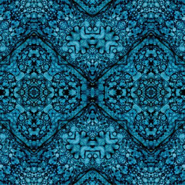 Kusursuz kaleydoskop deseni. Soyut etnik köken. Kusursuz bir doku. Yaratıcı bir geçmiş. Çizimler