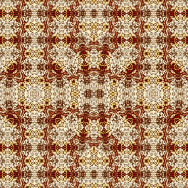 Kusursuz kaleydoskop deseni. Soyut etnik köken. Kusursuz bir doku. Yaratıcı bir geçmiş. Çizimler