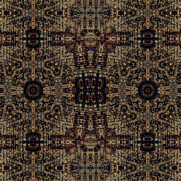 Kusursuz kaleydoskop deseni. Soyut etnik köken. Kusursuz bir doku. Yaratıcı bir geçmiş. Çizimler