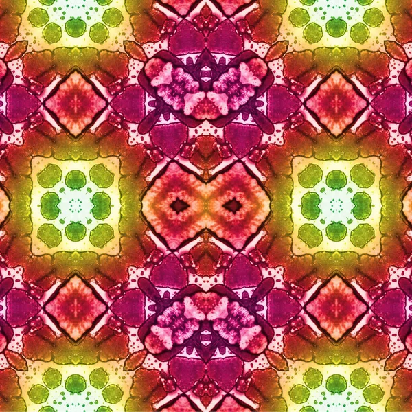 Kusursuz kaleydoskop deseni. Soyut etnik köken. Kusursuz bir doku. Yaratıcı bir geçmiş. Çizimler