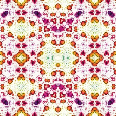 Kusursuz etnik düzen. Soyut retro arka plan. Kusursuz bir doku. Simetrik arkaplan. Sanat dokusu