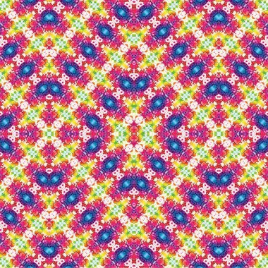 Kusursuz etnik düzen. Soyut retro arka plan. Kusursuz bir doku. Simetrik arkaplan. Sanat dokusu