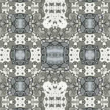 Kusursuz etnik düzen. Soyut retro arka plan. Kusursuz bir doku. Simetrik arkaplan. Sanat dokusu