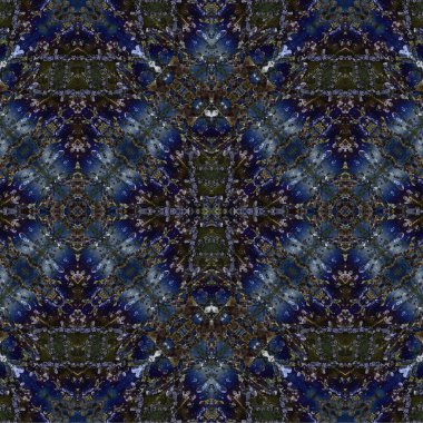 Kusursuz etnik düzen. Soyut retro arka plan. Kusursuz bir doku. Simetrik arkaplan. Sanat dokusu