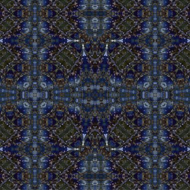 Kusursuz etnik düzen. Soyut retro arka plan. Kusursuz bir doku. Simetrik arkaplan. Sanat dokusu