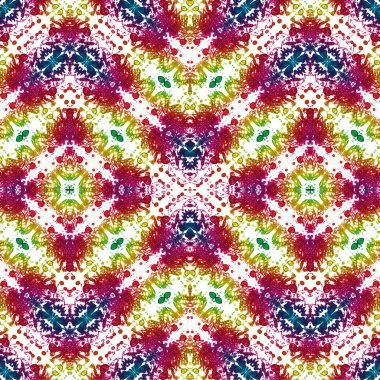 Kusursuz etnik düzen. Soyut retro arka plan. Kusursuz bir doku. Simetrik arkaplan. Sanat dokusu