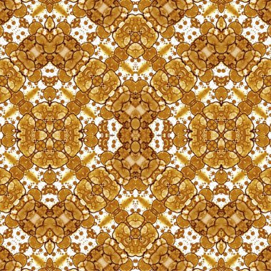 Kusursuz etnik düzen. Soyut retro arka plan. Kusursuz bir doku. Simetrik arkaplan. Sanat dokusu