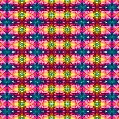 Kusursuz etnik düzen. Soyut retro arka plan. Kusursuz bir doku. Simetrik arkaplan. Sanat dokusu