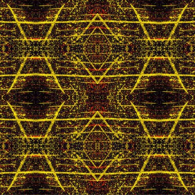 Kusursuz etnik düzen. Soyut retro arka plan. Kusursuz bir doku. Simetrik arkaplan. Sanat dokusu