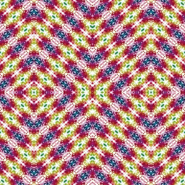 Kusursuz etnik düzen. Soyut retro arka plan. Kusursuz bir doku. Simetrik arkaplan. Sanat dokusu