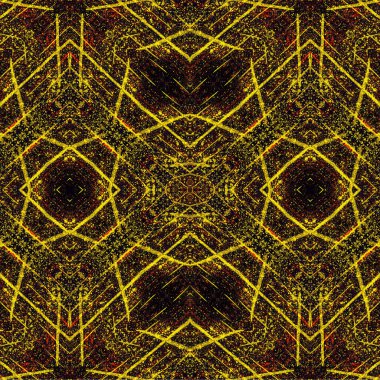 Kusursuz etnik düzen. Soyut retro arka plan. Kusursuz bir doku. Simetrik arkaplan. Sanat dokusu