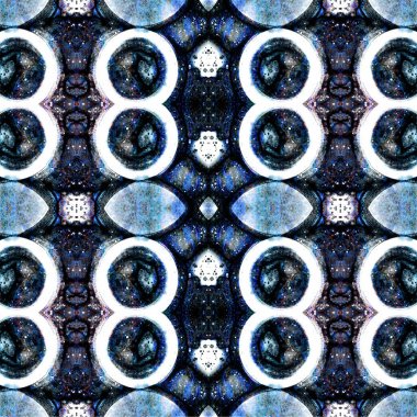 Kusursuz etnik düzen. Soyut retro arka plan. Kusursuz bir doku. Simetrik arkaplan. Sanat dokusu